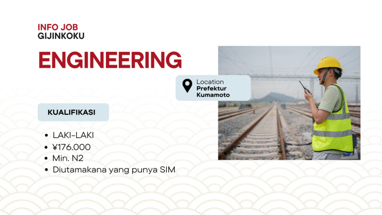 Lowongan Engineering di Prefektur Kumamoto