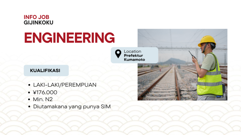 Lowongan Engineering di Prefektur Kumamoto
