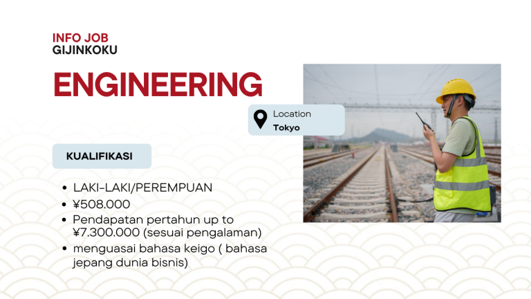 Lowongan Engineering di Prefektur Tokyo