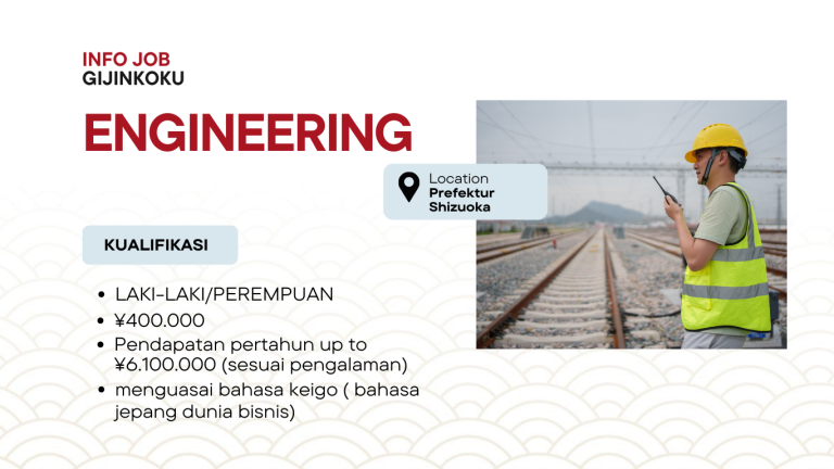 Lowongan Engineering di Prefektur Shizuoka