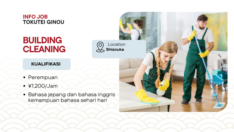 Lowongan Tokutei Ginou di Prefektur Shizouka