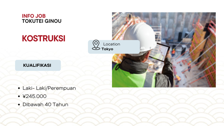 Lowongan Konstruksi di Tokyo