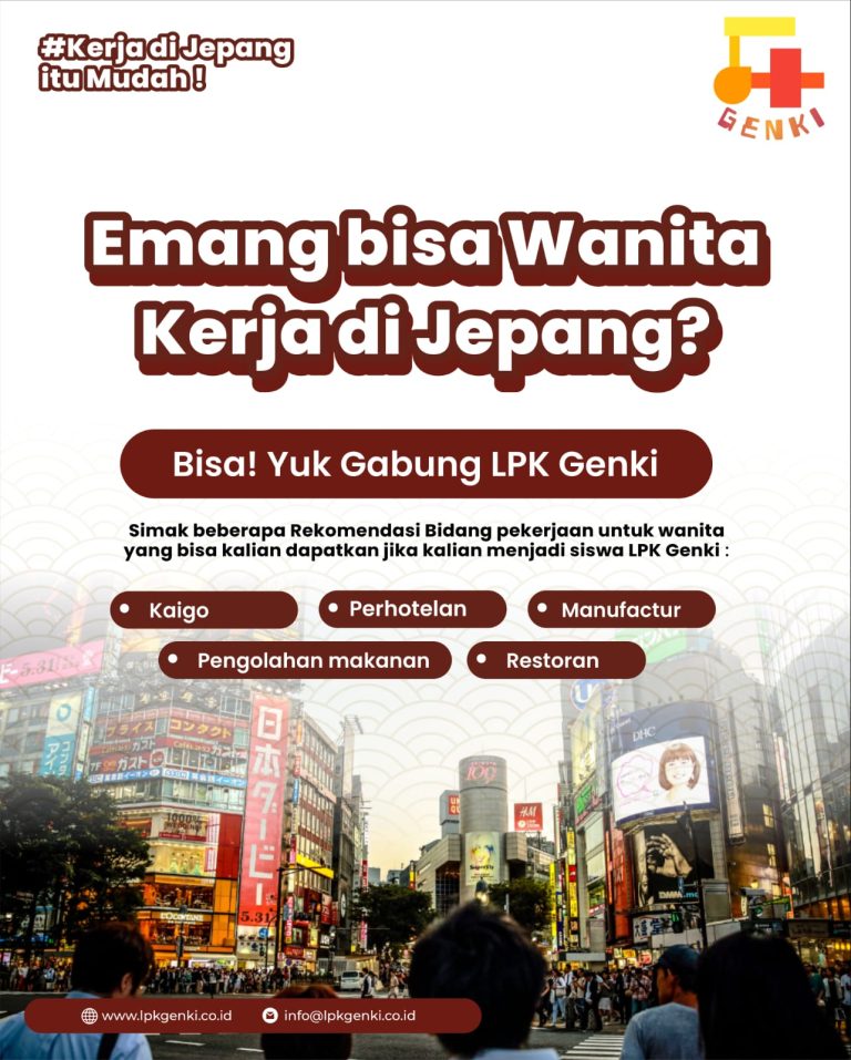 Apakah wanita bisa kerja di Jepang?