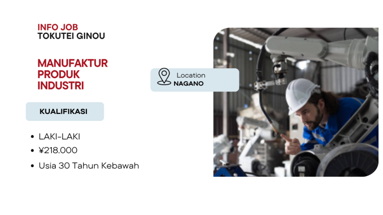 Lowongan Manufacture Produk Industri di Nagano